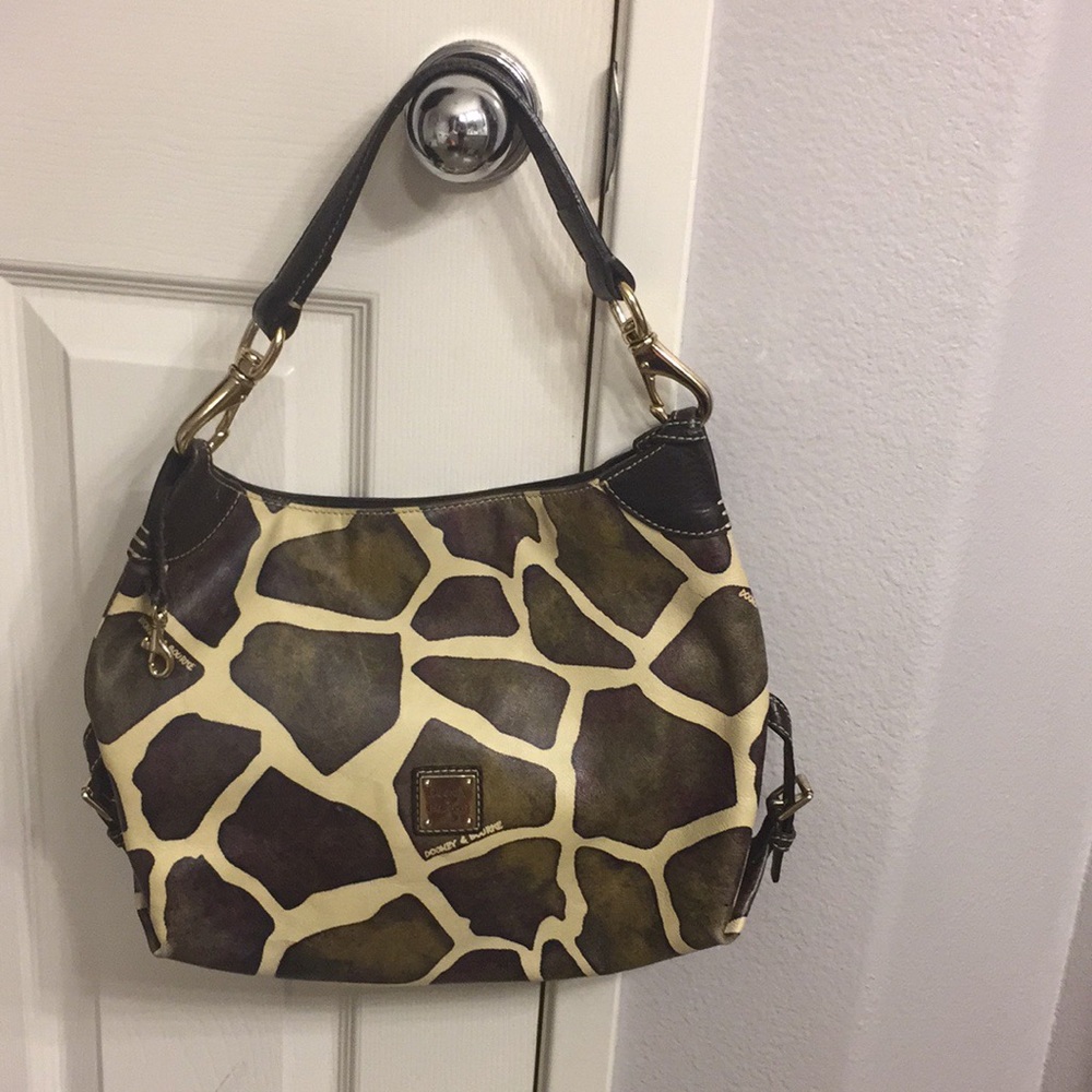 Dooney and Bourke giraffe print bag